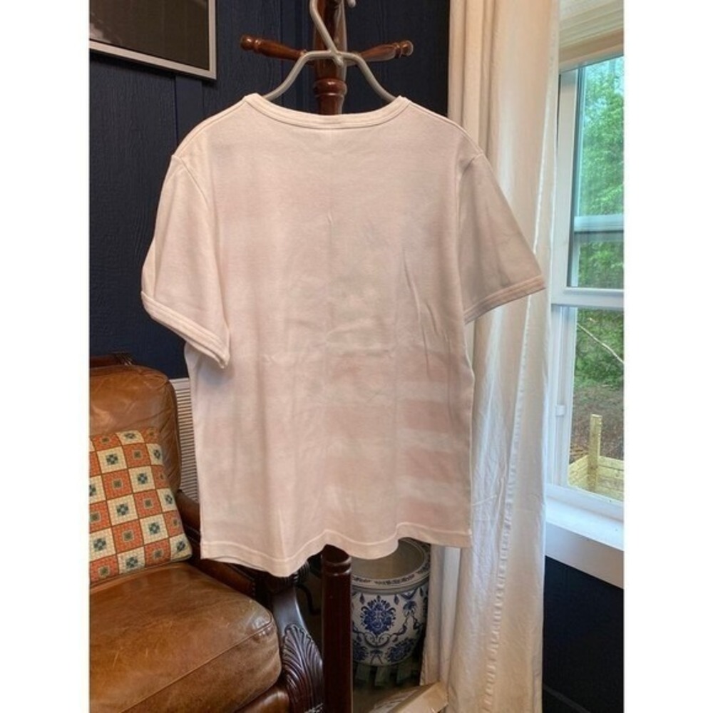 American Flag Screen-Printed White T-Shirt Unworn - Picture 5 of 7